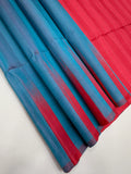 VSD112 - blue color body &amp; dark pink color pallu,blouse - Pure silk saree