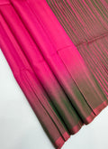 VSD143 - rani pink color body &amp; rani pink with brown color pallu,blouse - Pure silk saree