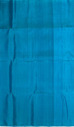 VSDS243 - royal blue color body, pallu , blouse pure silk saree