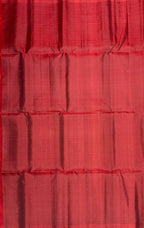 VSS392 - maroon color body, pallu , blouse pure silk saree