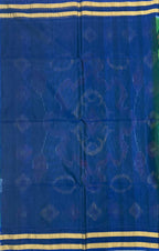 VSISC393 - green color body , navy blue color pallu , blouse.