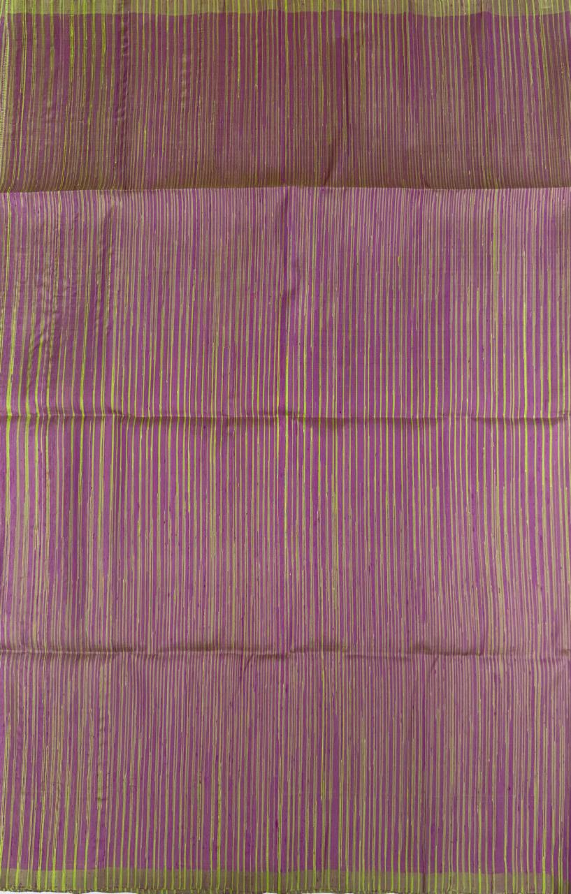 VSD119 - dark pista green color body &amp; lavender with green color pallu,blouse - Pure silk saree