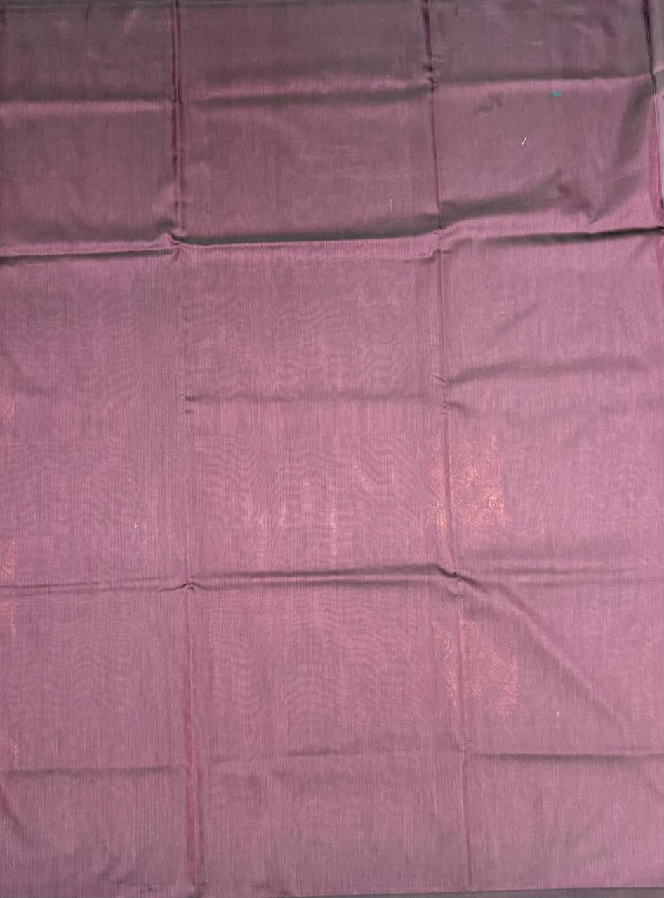 VSAS942 - purple with black color body ,pallu , blouse.