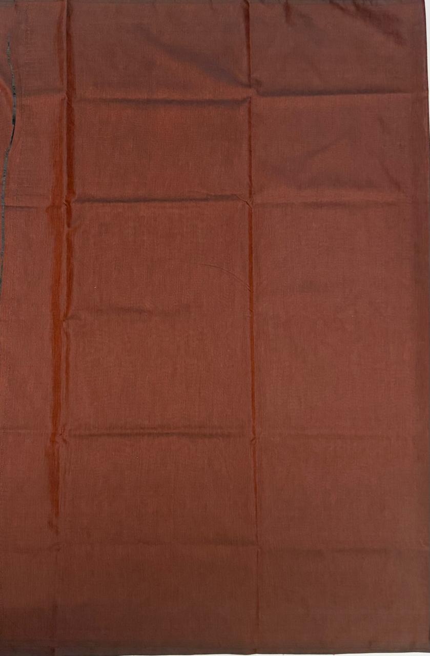 VSAS953 - kaavi with black color body ,pallu , blouse.