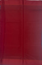 VSKC493 - blue color body , maroon color pallu , blouse.