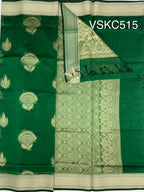 VSKC515 - green color body,pallu , blouse.