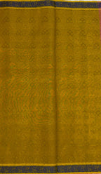 VSC738 - violet with yellow color body , green color pallu,blouse.