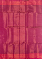 VSAS975 - peacock green color body , magenta color pallu , blouse.