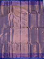 VSAS988 - sandal color body , blue color pallu , blouse.