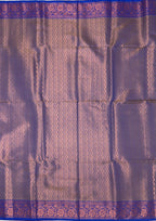 VSAS991 - pink color body , blue color pallu , blouse.