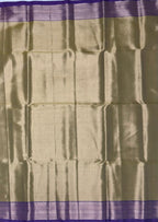 VSAS1009 - cow dung green color body ,pallu , blouse.