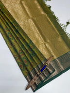VSAS1012 - green color body ,pallu , blouse.