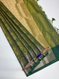 VSAS1015 - green color body ,pallu , blouse.