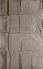 VSS440 - elephant grey color body, pallu , blouse pure silk saree