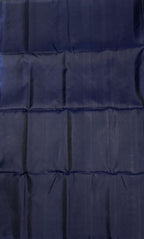 VSS446 - navy blue color body, pallu , blouse pure silk saree