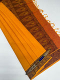 VSC750 - yellow color body , red with yellow color pallu,blouse.