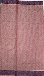 VSC754 - sea blue color body , pink color pallu,blouse.