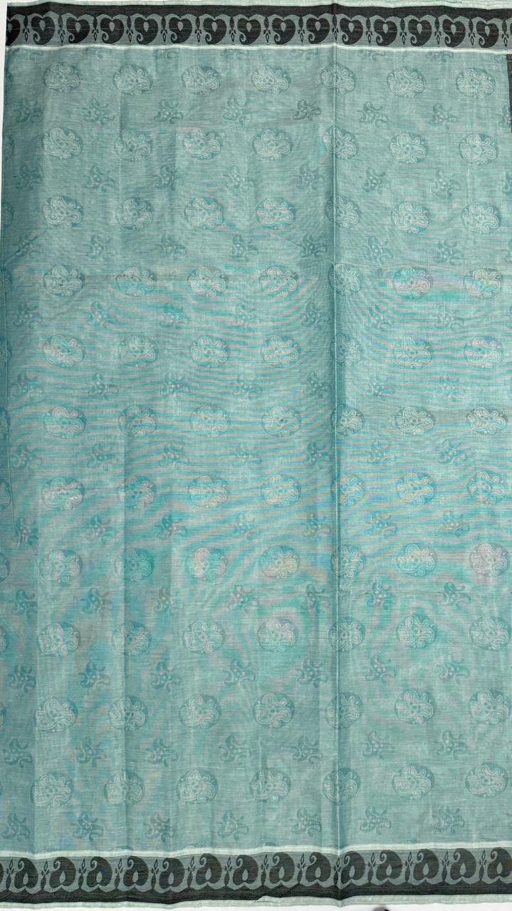VSC771 - light blue color body, pallu,blouse.