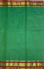 VSC793 - green color body, pallu,blouse.