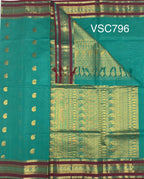 VSC796 - light green color body, pallu,blouse.