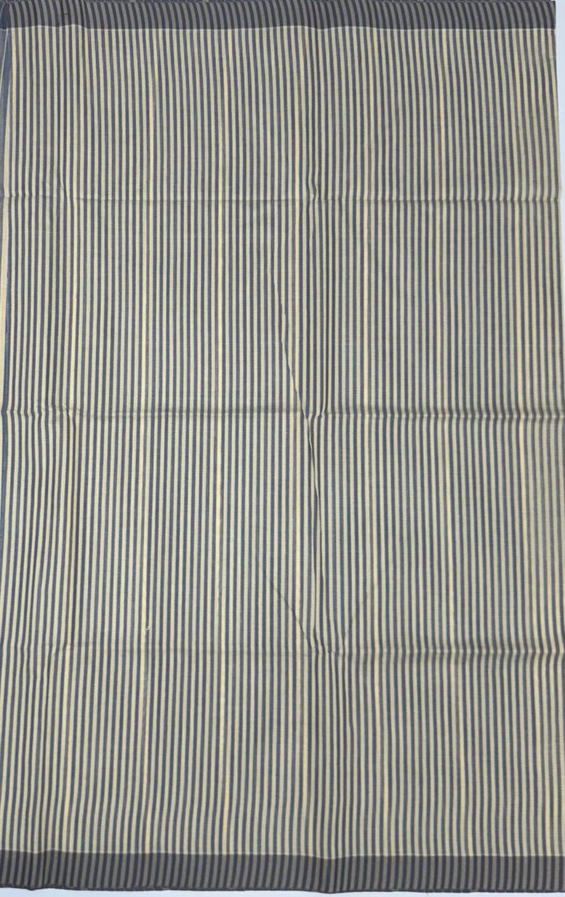 VSC827 - light grey color body, pallu,blouse.