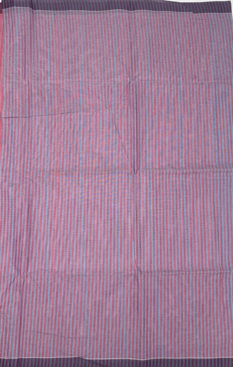 VSC834 - pink with blue color body, pallu,blouse.