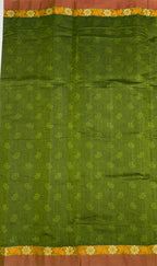 VSC861 - green color body, pallu,blouse.