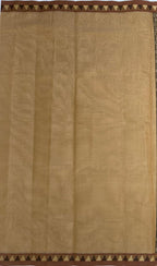 VSC880 - light sandal color body, pallu,blouse.