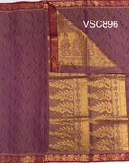 VSC896 - purple color body, pallu,blouse.