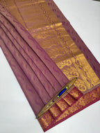 VSC896 - purple color body, pallu,blouse.