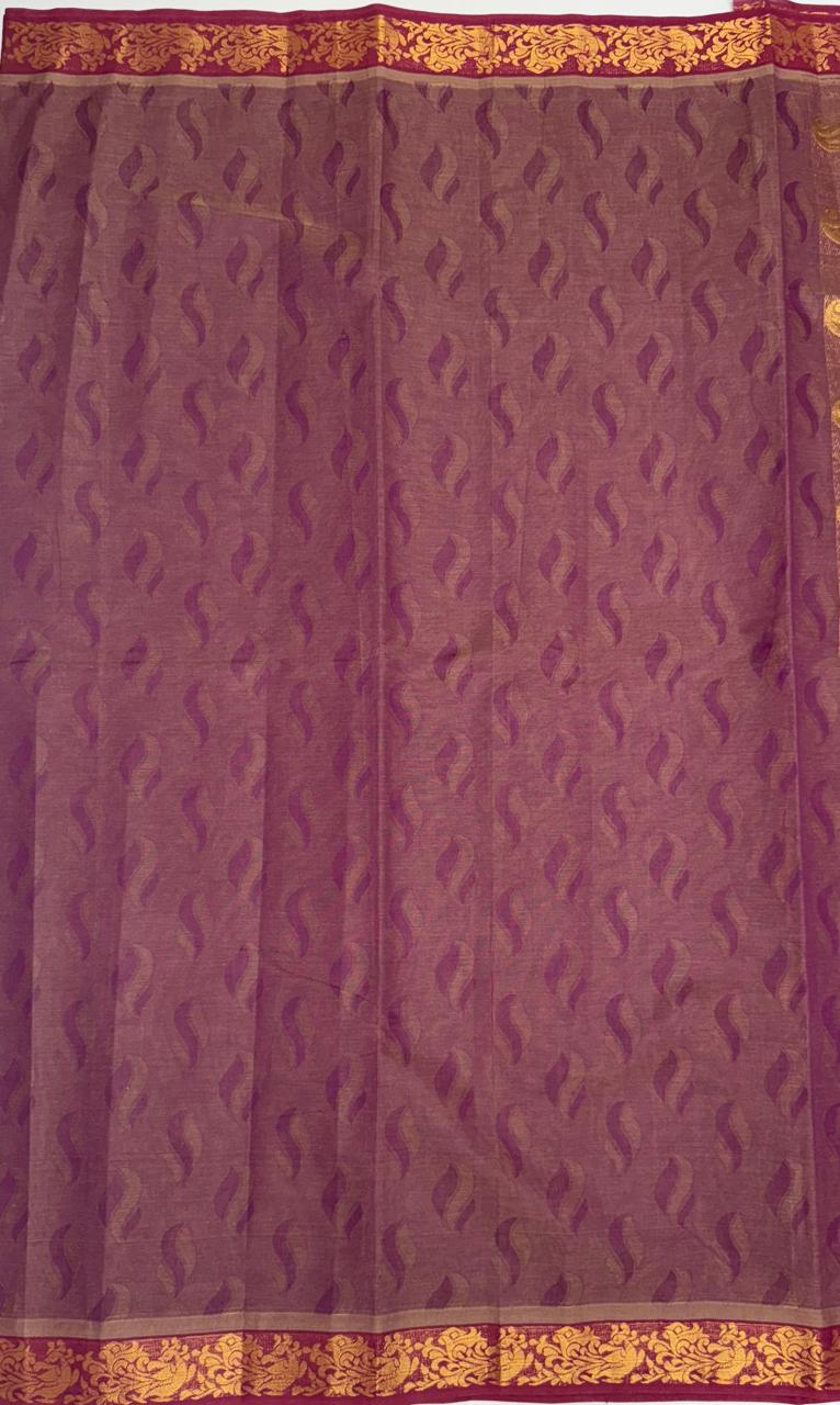 VSC896 - purple color body, pallu,blouse.