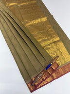 VSC898 - pastel green color body, pallu,blouse.