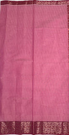 VSC901 - rose milk color body, pallu,blouse.