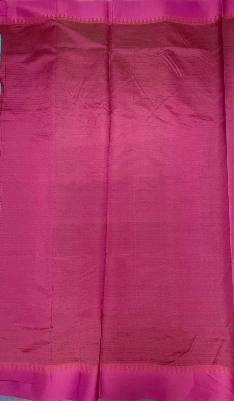 VSKC518 - sky blue color body , purple color pallu , blouse.