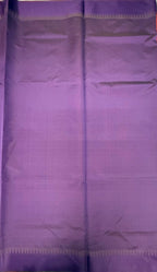 VSKC521 - red color body , violet color pallu , blouse.