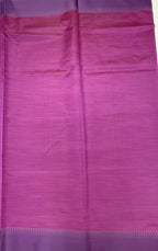 VSKC522 - copper sulphate blue color body , violet color pallu , blouse.
