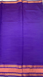 VSKC528 - blue color body , royal blue color pallu , blouse.