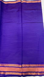 VSKC529 - green color body , royal blue color pallu , blouse.