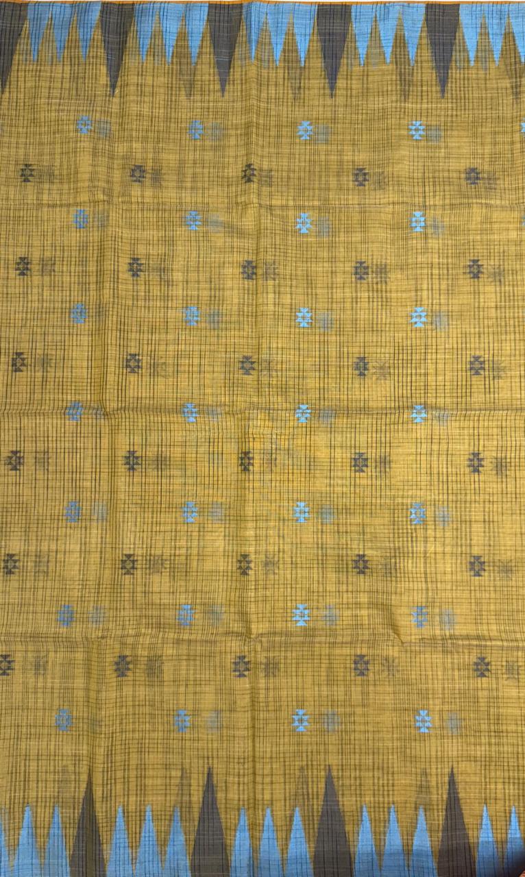 VSC907 - beige color body, pallu,blouse.