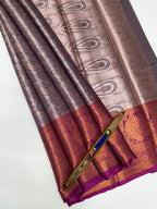 VSAS1062 - light lavender color body ,pallu , blouse.