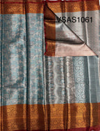 VSAS1061 - grey color body ,pallu , blouse.