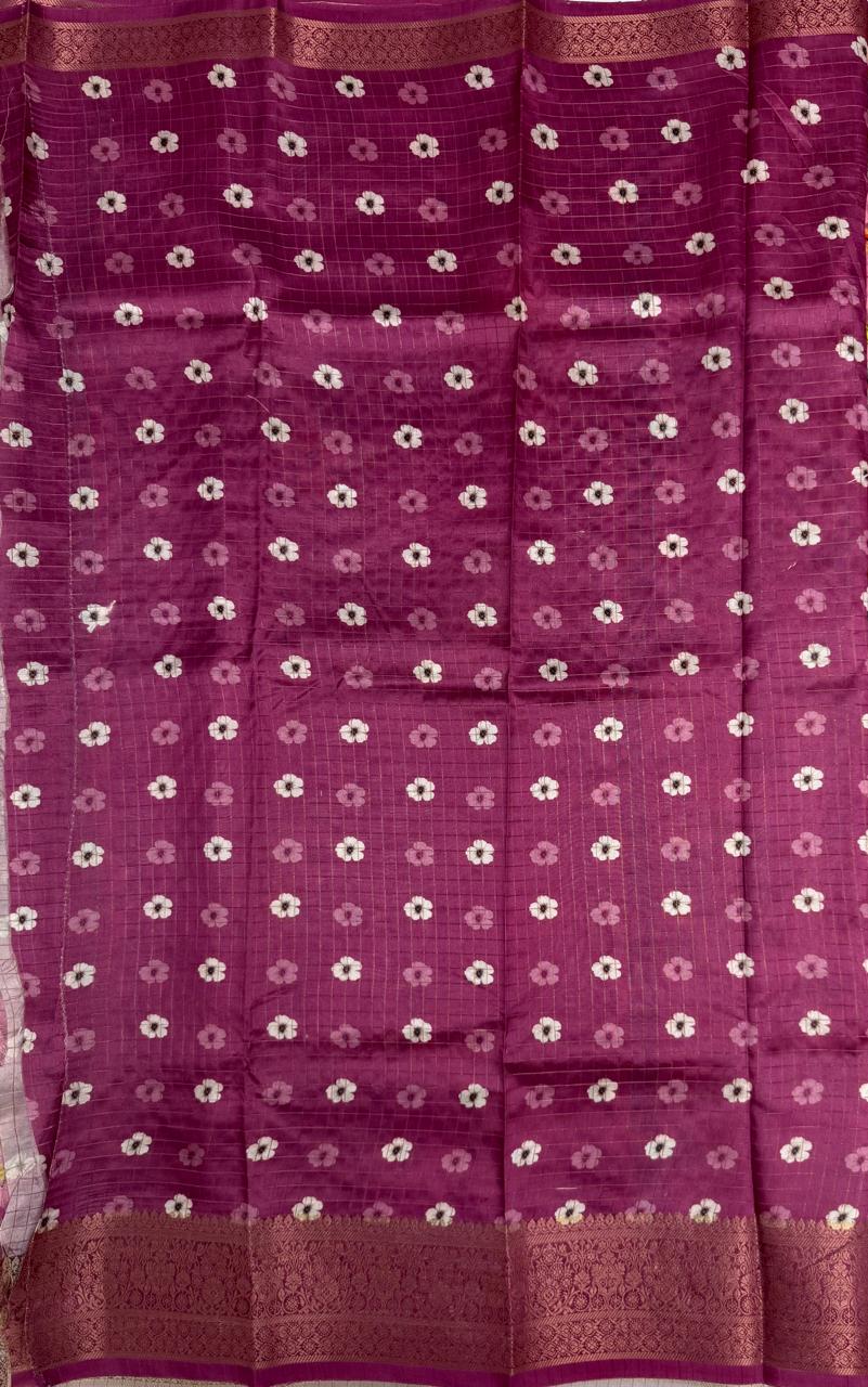 VSAS1073 - light pink color body , dusky pink color pallu , blouse.