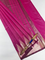 VSAS1108 - magenta color body,pallu , blouse.