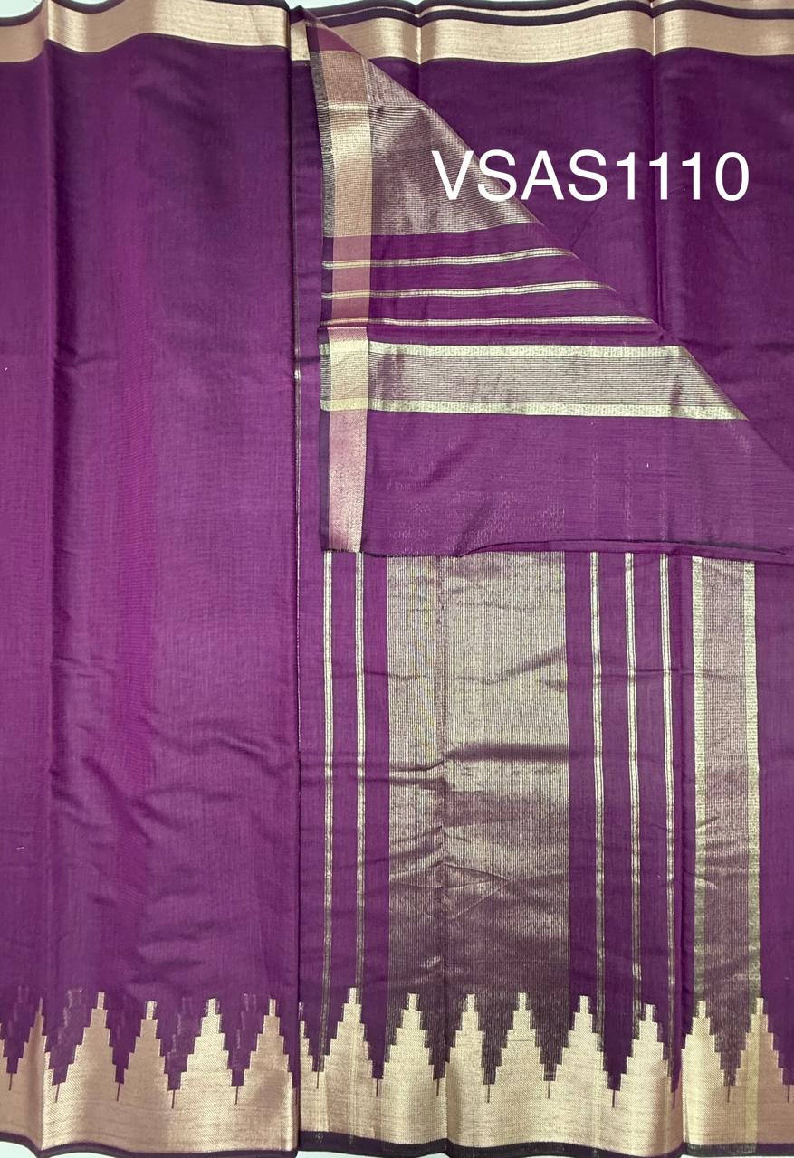 VSAS1110 - purple color body ,pallu , blouse.