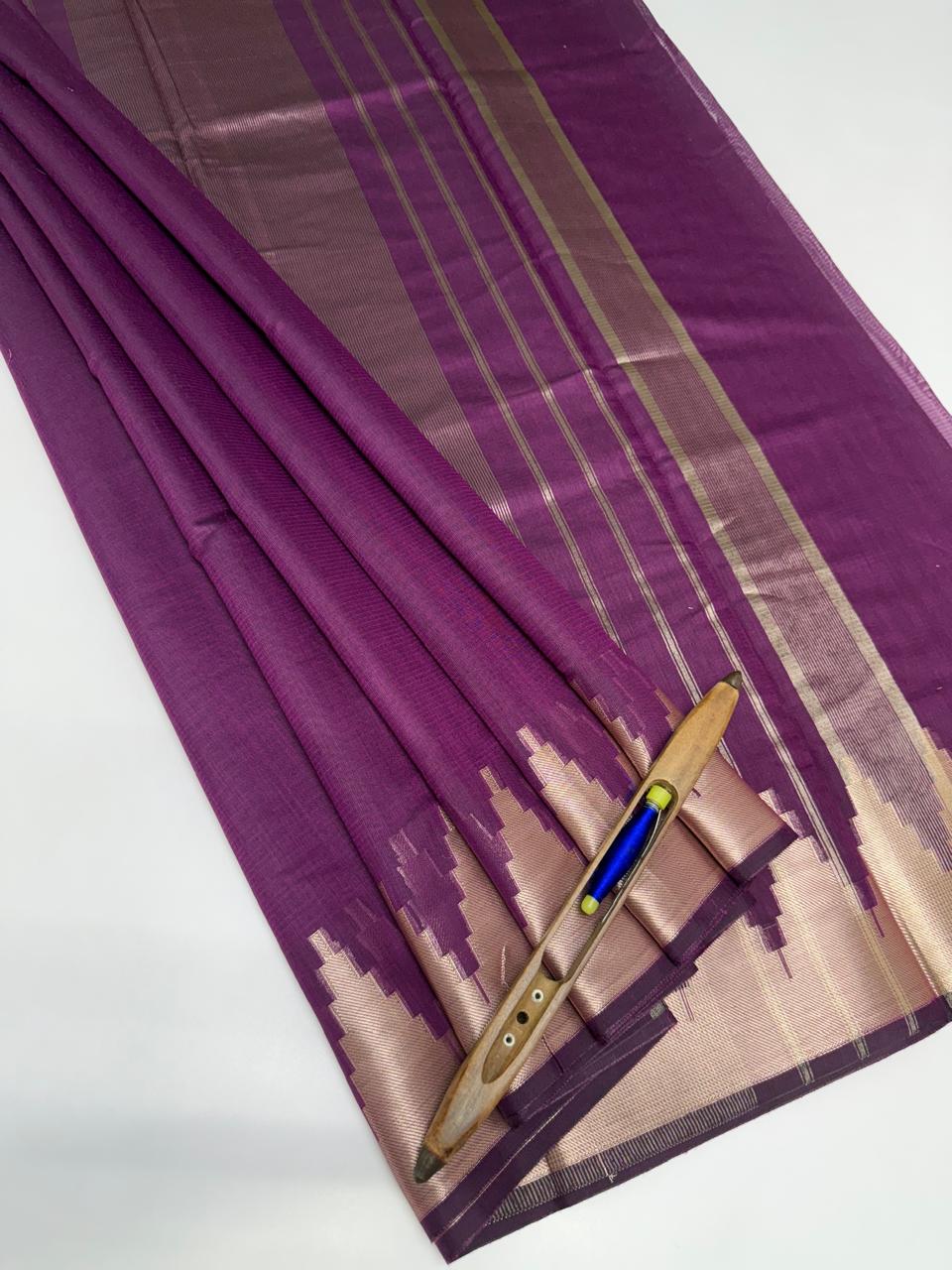 VSAS1110 - purple color body ,pallu , blouse.