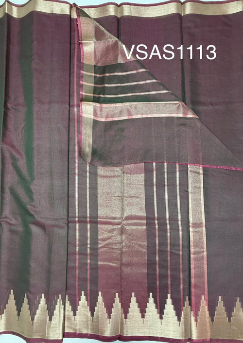 VSAS1113 - green with pink color body ,pallu , blouse.
