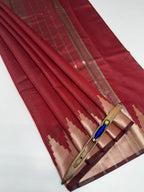 VSAS1118 - maroon color body ,pallu , blouse.