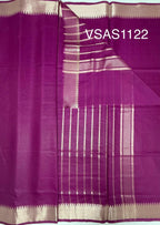 VSAS1122 - purple color body ,pallu , blouse.
