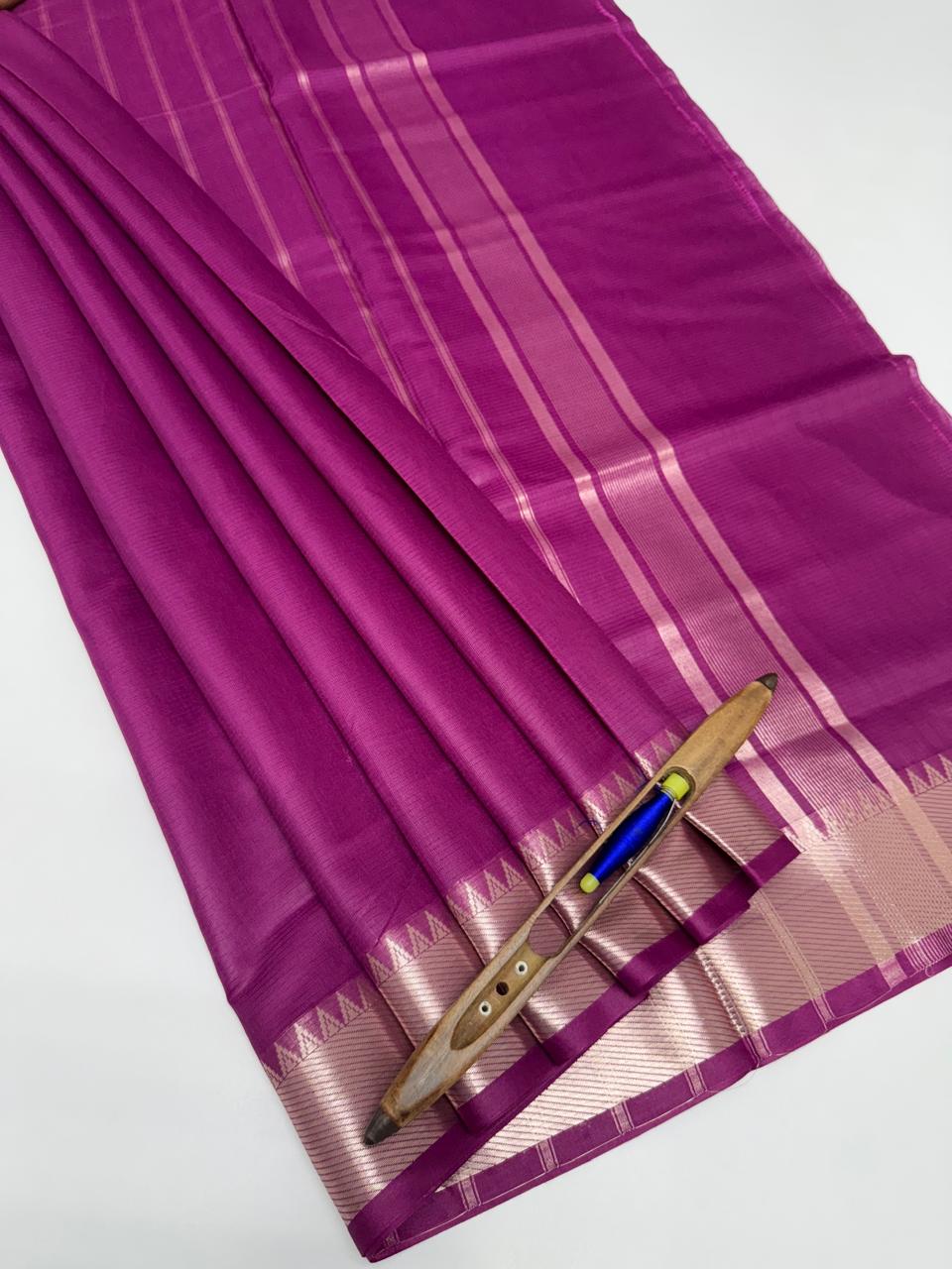 VSAS1122 - purple color body ,pallu , blouse.