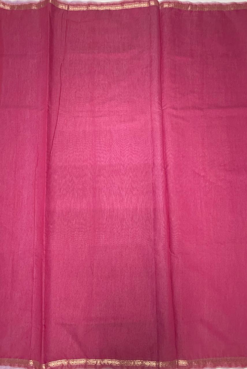 VSC932 - light lavender color body , pink color pallu,blouse.